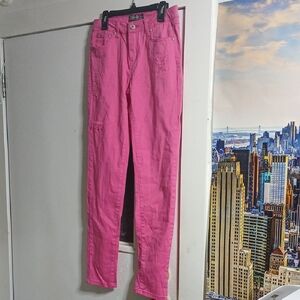 Vibrant Pink Slim Fit Jeans